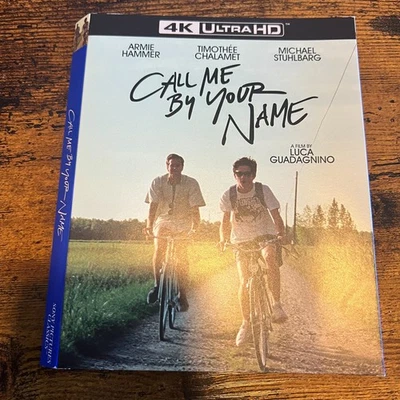 Call Me By Your Name 4K Slipcover ONLY - NO CASE NO DISC Foto 1 de 2