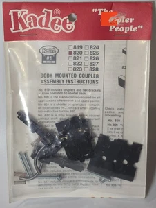 Kadee 820 G Scale Straight Centerset Shank Couplers with Body Mount Gearboxes - Picture 1 of 4