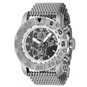 Reloj cronógrafo Invicta Racing JM edición limitada para hombre 48 mm malla plateada esqueleto 48053 - Imagen 1 de 12