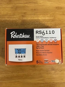 Robertshaw RS6110 Termostato digitale programmabile (senza batterie) - Foto 1 di 3