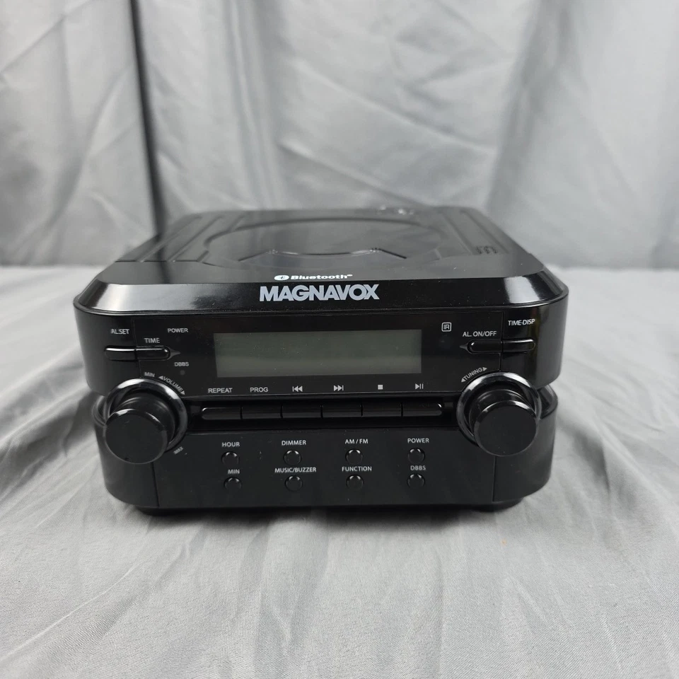 Magnavox MM435 AM/FM Radio CD Player Bluetooth Main Unit - Untested, Powers On - Image 1 of 4