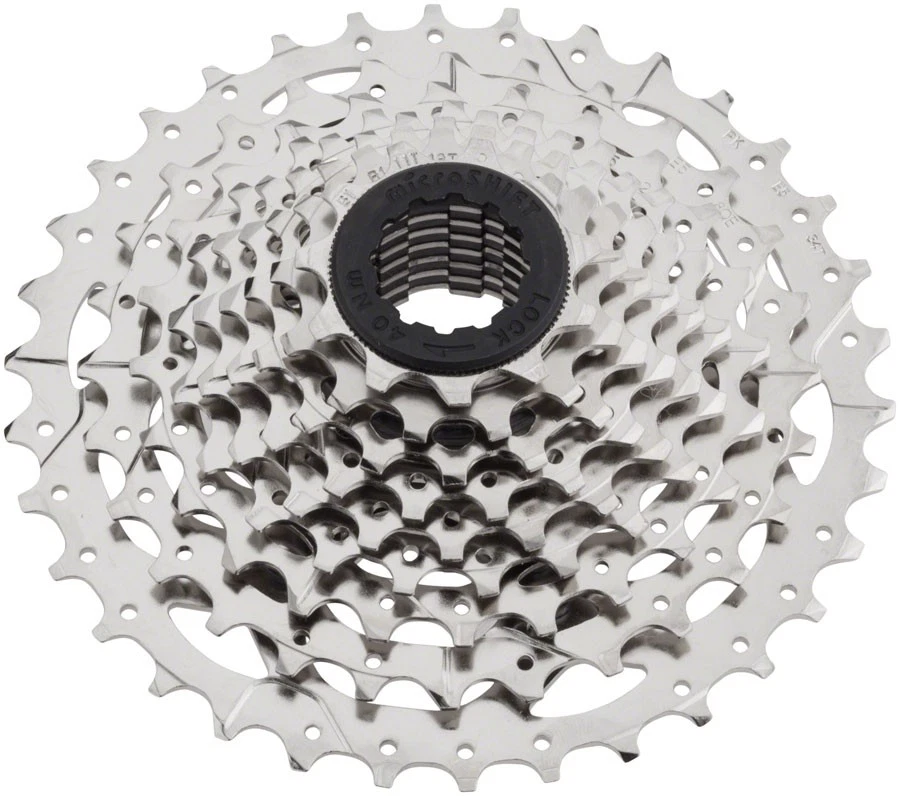 microSHIFT H09 Cassette - 9 Speed, 11-28t, Silver, Nickel Plated - Image 1 of 1