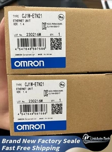 Omron New CJ1W-ETN21 ETHERNET UNIT MODULE Support EtherNet/IP And TCP/IP/UDP #A - Picture 1 of 6