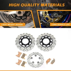 Für Suzuki GSX-R 1000 07-08 GSXR 600 / 750 2006-2007 vorne hinten Bremsscheiben Beläge - Bild 1 von 14
