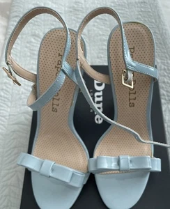 Gorgeous Paper Dolls Pale Blue Strappy Sandals Size 3 - Picture 1 of 7