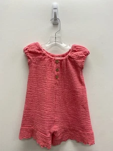 RACHEL ZOE SIZE 2T Pink Swiss Dot Girl's Romper - Picture 1 of 1