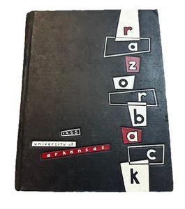 University of Arkansas 1955 Razorback Yearbook Annual Fayetteville - Picture 1 of 4