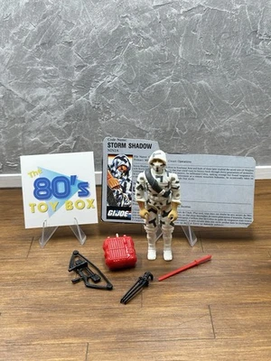 Storm Shadow V2 100% Completo G.I. Figura de acción Hasbro Joe 1988 vintage Foto 1 de 4