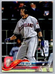 2018 Topps Greg Allen Rookie Cleveland Indians #99 - Picture 1 of 2
