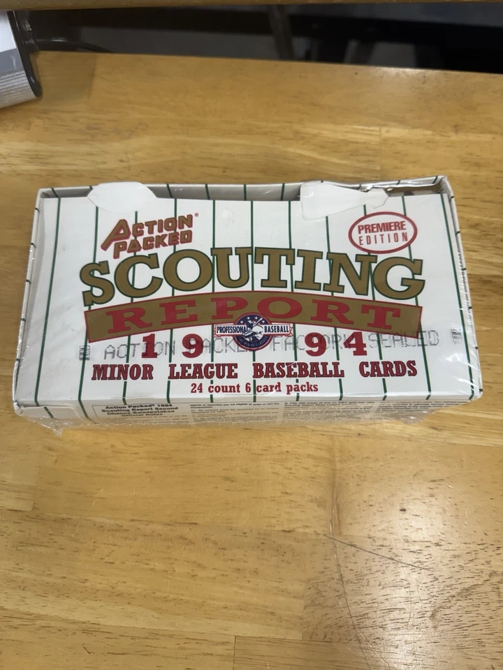 1994 Action Packed Scouting Report Minor League Baseball Factory Sealed Jordan - Image 1 of 4