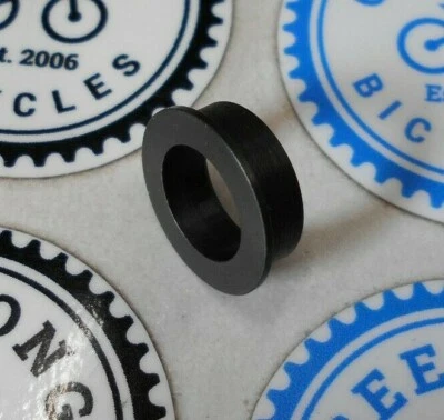 Adaptador de eixo 10mm a 14mm M14 espaçador degrau superior chapéu lavadora BMX pinos - Imagem 1 de 3