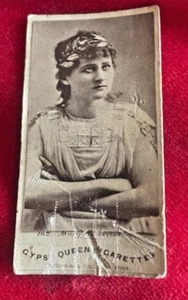 1880er Foto Zigeunerkönigin Zigarettenkarte nummeriert #102 Goodwin & Co - Bild 1 von 4