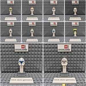 LEGO® Star Wars Minifiguren Helm Minifigure Helmet Stormtrooper Trooper Auswahl - Bild 1 von 23