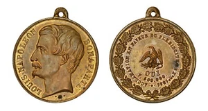 FRANCIA DEUXIEME REPUBLIQUE Louis Napoléon Bonaparte 7.500.000 Oui Plébiscite - Picture 1 of 1
