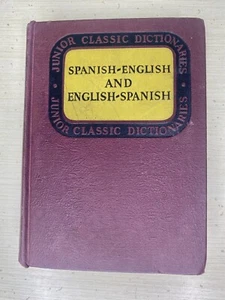 Antique 1941 Spanish-English / English Spanish Classic Dictionary - Bild 1 von 10