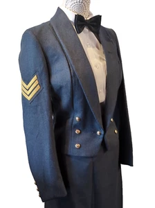 Größe UK18 104L (104"hoch) Nr. 5 Mess Dress Uniform Jacke RAF NCO CCF RAFAC WRAF - Bild 1 von 18