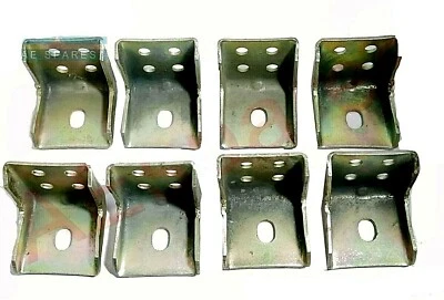 Fit For Willys Frame Outrigger Bracket 8pc 41-66 MB GPW CJ2A3A3B M38 M38A1 Jeep - Image 1 of 4