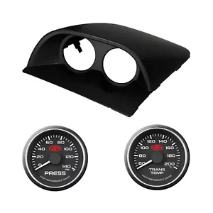 Dual Gauge Pod w/ Oil Press & Oil Trans Temp Gauge VY VZ Commodore SV6 SS V6 UTE - Picture 1 of 11