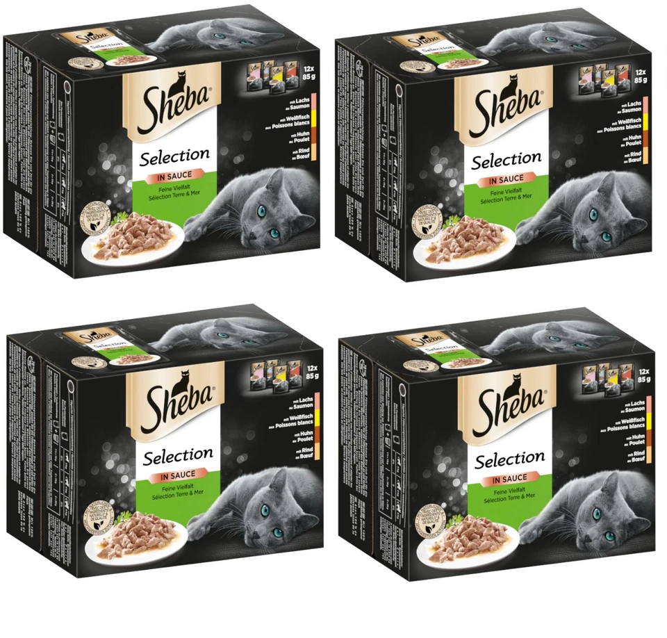 Sheba Feine Vielfalt in Sauce 12x85g Katzen Nassfutter