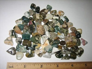 87 TROMMELT POLIERT 0,2"-0,5" OZEAN JASPIS STEIN MINERALIEN MADAGASKAR ~ 133,2g *4 - Bild 1 von 4