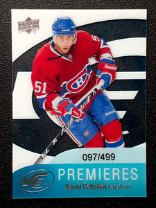 AARON PALUSHAJ RC 2011-12 UPPER DECK ICE 11-12 NO 78 #097/499            13758