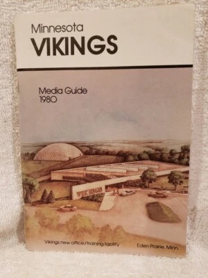 VINTAGE 1980 Minnesota Vikings Media Press Guide, NMMT!! - Image 1 of 2