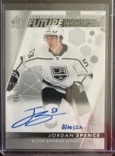 2022-23 SP Authentic Future Watch Inscribed #114 Jordan Spence RC AUTO 004/999