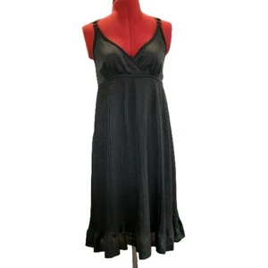 Cop Copine Pleated Dress Women`s Size 38 Black - Picture 1 of 14