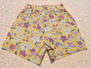Anko's Girls Yellow Floral Print Shorts – Playful Style for Sunny Days NWOT 9Yrs - Picture 1 of 4