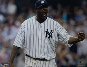 NY Yankees CC Sabathia 8x10 Photo Pump Fist Licensed MLB Steiner Sports - Picture 1 of 3