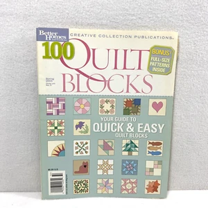 100 Quick Blocks Magazines Spring 2003 Vintage Quilt Patterns - Picture 1 of 8