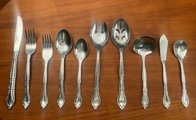 Stanley Roberts * Rogers AUBERGE Glossy Flatware YOUR CHOICE - CHOOSE (132) - Image 1 of 3