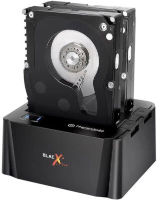 Thermaltake ST0014U BlacX Duet eSATA USB 2.0 Drive Docking Station External - Image 1 of 2