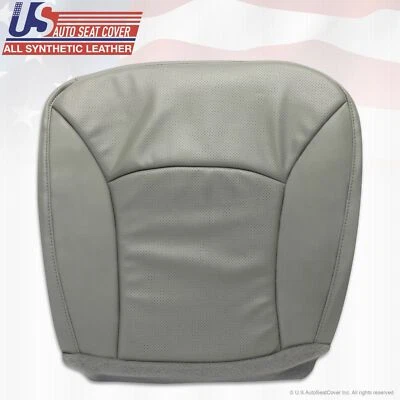 Ford E150 2004 2005 2006 2007 2008 furgoneta parte inferior del conductor asiento de vinilo perforado gris Foto 1 de 4