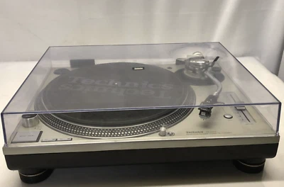 Tocadiscos Technics SL-1200MK5 plateado + SC35C con cartucho DJ excelente reproductor Foto 1 de 4