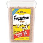 TEMPTATIONS Classic Crunchy and Soft Cat Treats Tasty Chicken Flavor 16 Ounce...