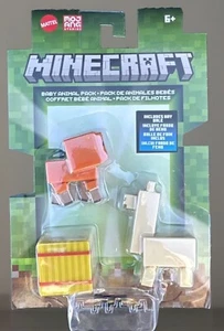 Minecraft BABY ANIMAL PACK Hay Bail *NEW* 2024 Accessory Llama Sheep - Picture 1 of 2