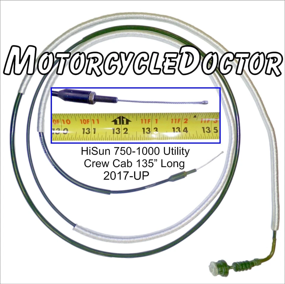 Throttle CABLE,HiSun,Sector,2018-UP,UTV,1000,Crew,HiSUN, 135" Long, Sector Crew - Image 1 of 2