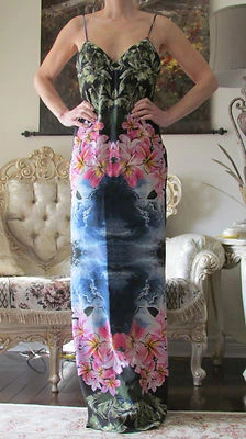 Novo Design de Estampa STELLA McCARTNEY Runway Hawaii, Longo, Vestido, Vestido It 42, EUA 6-8, S-M - Imagem 1 de 4