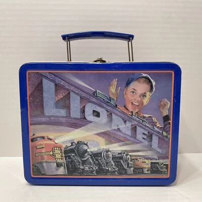 Lionel Train Tin Mini Lunch Box / Carry Case 7 3/4"x6"x 3" - Image 1 of 4