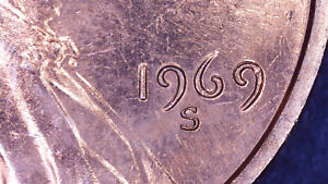 1969-s Penny **BU** Machine Doubled error