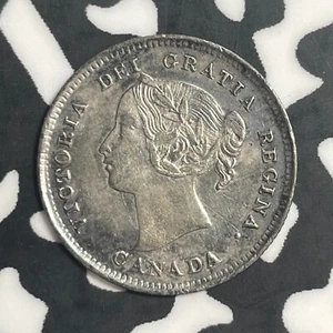 1899 Canada 5 Cents Lot#T3658 Silver! Nice! - Picture 1 of 2