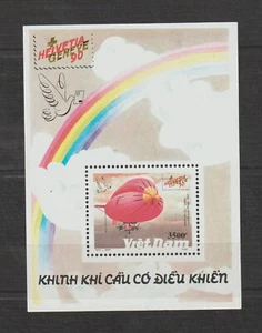 1990 Vietnam Stamps, Souvenir Sheet Helvetia "90" Scott # 2178 MNH  - Picture 1 of 1