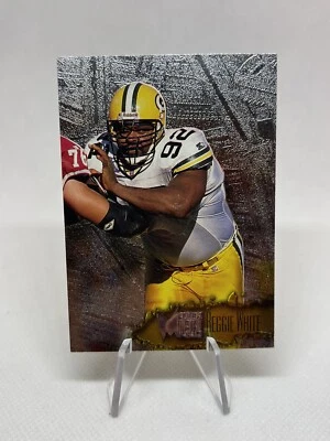 1996 Metal Football Card #46 Reggie White - Image 1 of 2