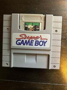 Super Game Boy Adapter (Super Nintendo SNES) GameBoy Official & Tecmo Bowl!