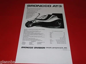 ANUNCIO DE MINIBIKE BRONCCO AT-3 DE COLECCIÓN DE UN DIARIO DE COMERCIO DE VOZ DE DISTRIBUIDORES - Imagen 1 de 3