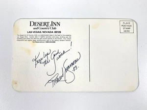 Richard Simmons Fitness Guru handsignierte signed Postkarte Desert Inn Las Vegas 83 - Bild 1 von 3