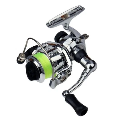 Mini Glatte Angelrolle Stahl Köderwerfen Angelrollen Mit Metalldrahtschale - Bild 1 von 4