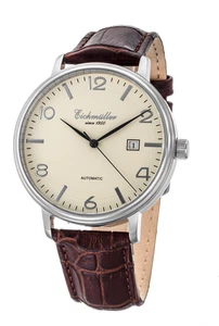 Eichmüller RE7021 Herren Automatikuhr Armbanduhr Miyota Mineralglas Braun 42 mm - Bild 1 von 2
