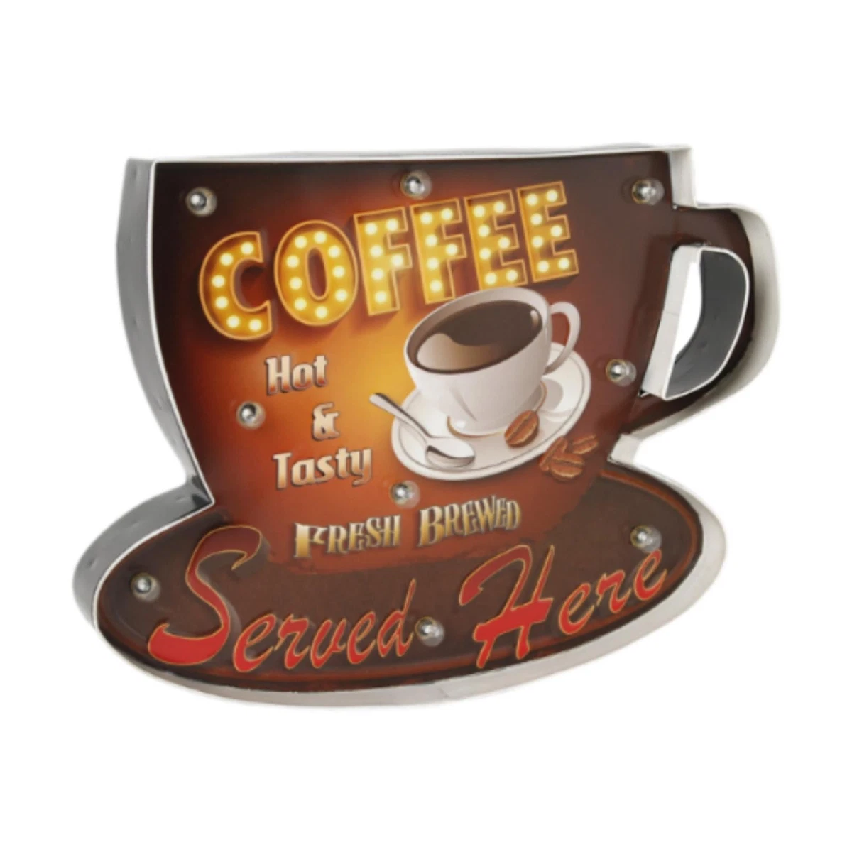Targa in metallo vintage con scritta in lingua inglese A Witch's